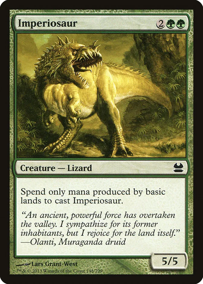 2013 Modern Masters Imperiosaur common #148 unlisted card image