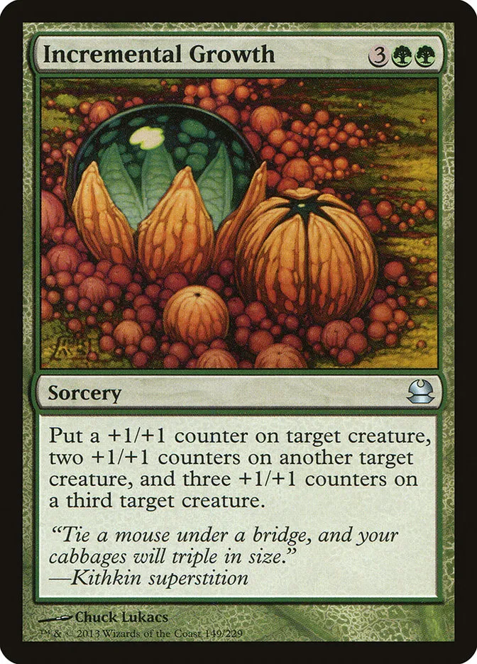 2013 Modern Masters Incremental Growth uncommon #149 unlisted card image