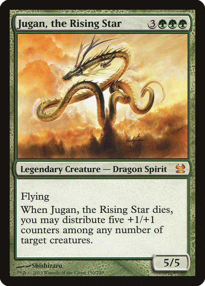 2013 Modern Masters Jugan, the Rising Star mythic #150 unlisted card image