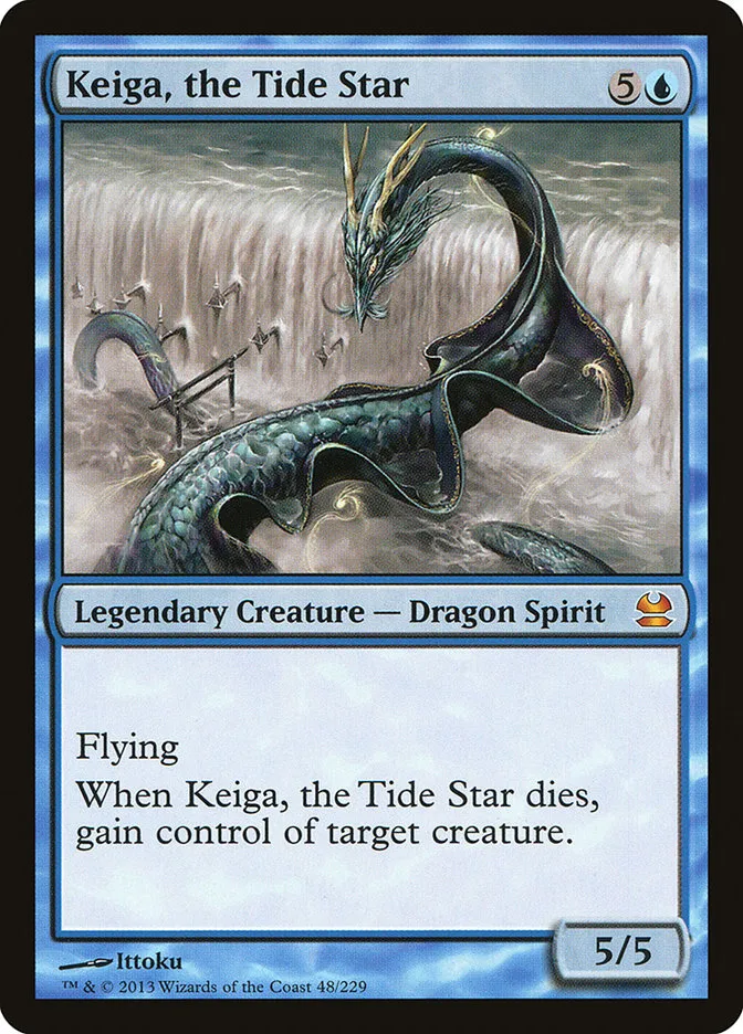 2013 Modern Masters Keiga, the Tide Star mythic #48 unlisted card image