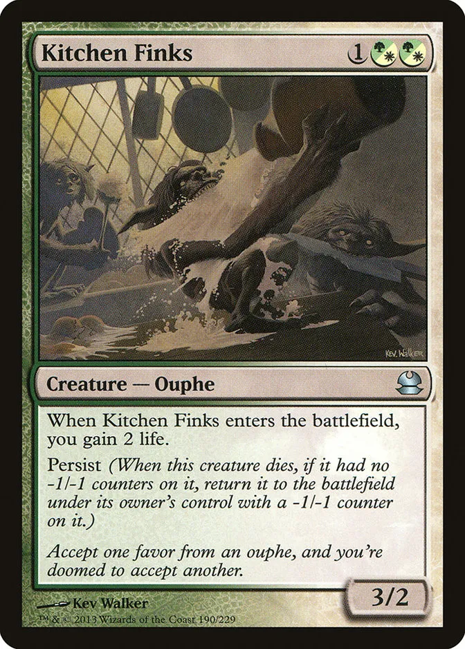2013 Modern Masters Kitchen Finks uncommon #190 unlisted card image
