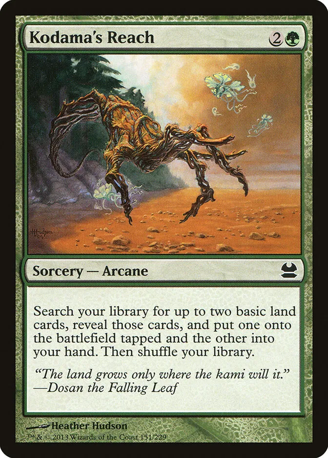 2013 Modern Masters Kodama's Reach common #151 unlisted card image