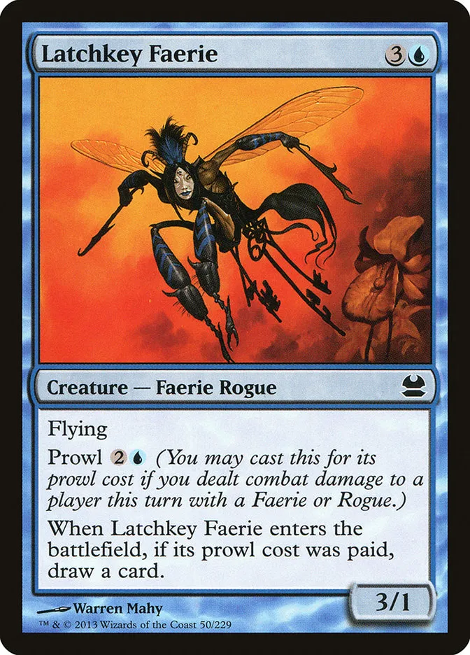 2013 Modern Masters Latchkey Faerie common #50 unlisted card image