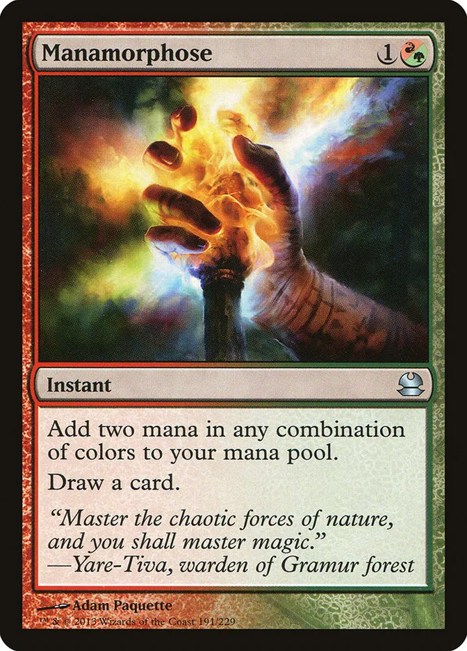 2013 Modern Masters Manamorphose uncommon #191 unlisted card image