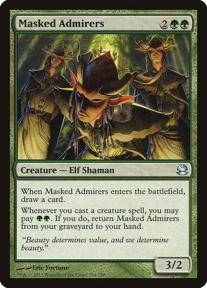 2013 Modern Masters Masked Admirers uncommon #154 unlisted card image