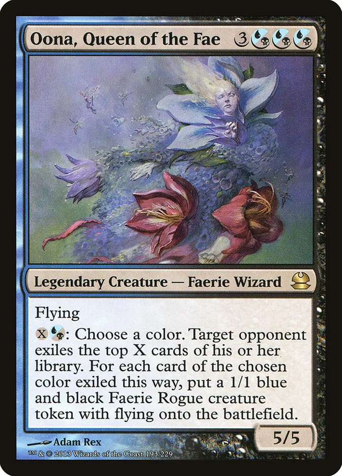 2013 Modern Masters Oona, Queen of the Fae rare #193 unlisted card image