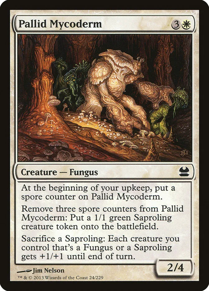2013 Modern Masters Pallid Mycoderm common #24 unlisted card image