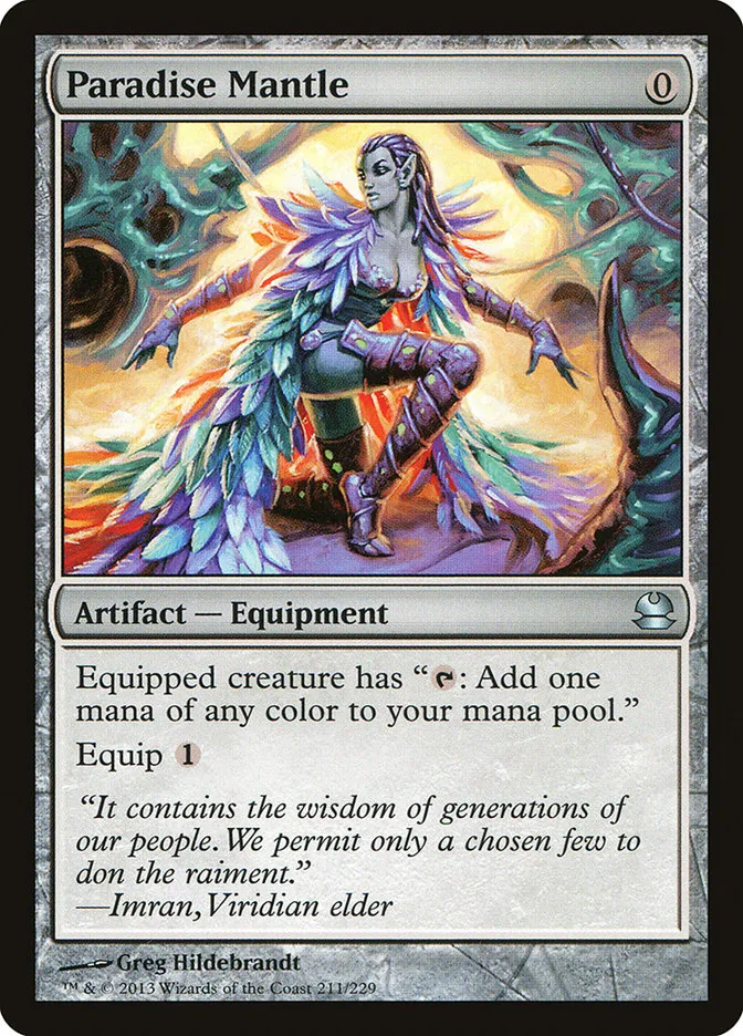 2013 Modern Masters Paradise Mantle uncommon #211 unlisted card image