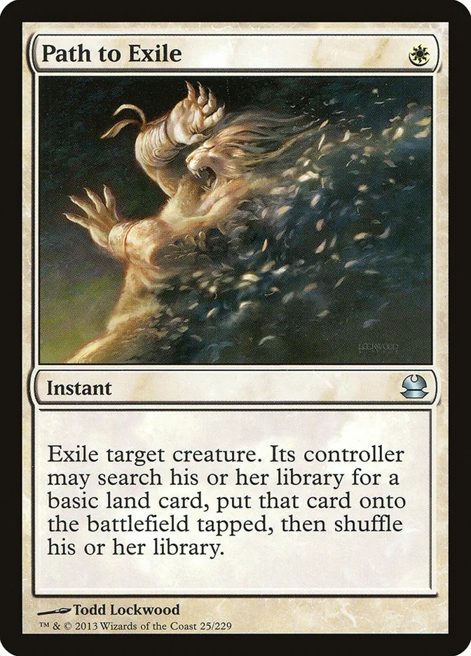 2013 Modern Masters Path to Exile uncommon #25 unlisted card image