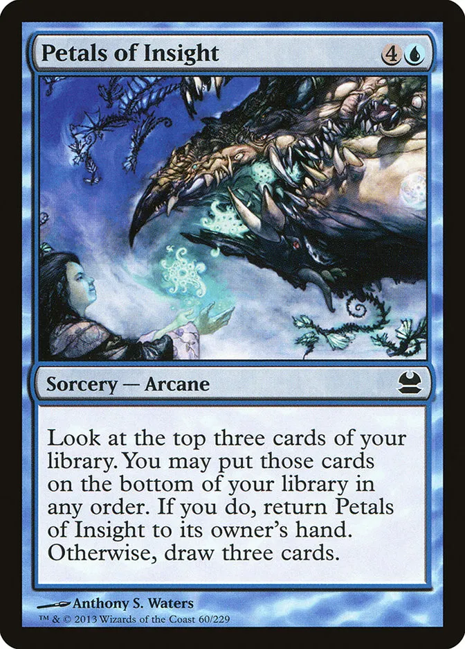 2013 Modern Masters Petals of Insight common #60 unlisted card image