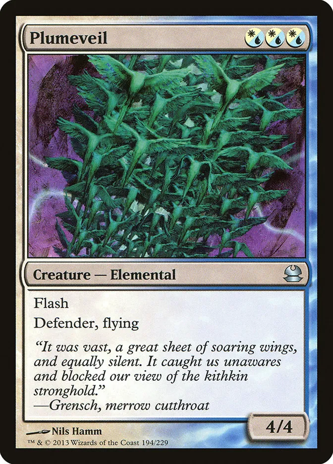 2013 Modern Masters Plumeveil uncommon #194 unlisted card image