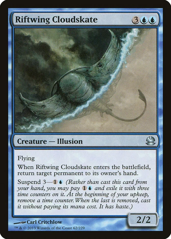 2013 Modern Masters Riftwing Cloudskate uncommon #62 unlisted card image