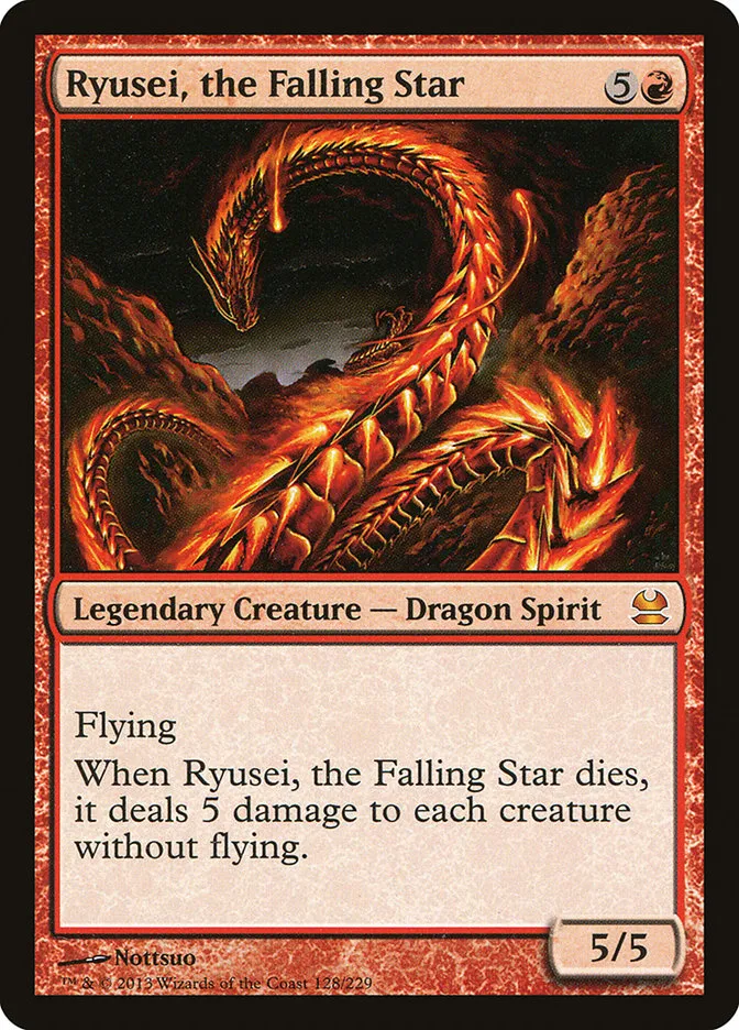 2013 Modern Masters Ryusei, the Falling Star mythic #128 unlisted card image