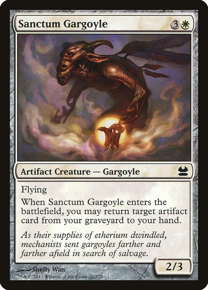 2013 Modern Masters Sanctum Gargoyle common #28 unlisted card image