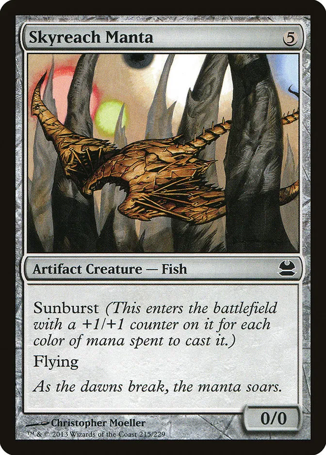 2013 Modern Masters Skyreach Manta common #215 unlisted card image