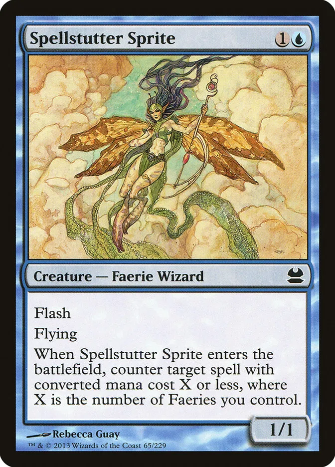 2013 Modern Masters Spellstutter Sprite common #65 unlisted card image