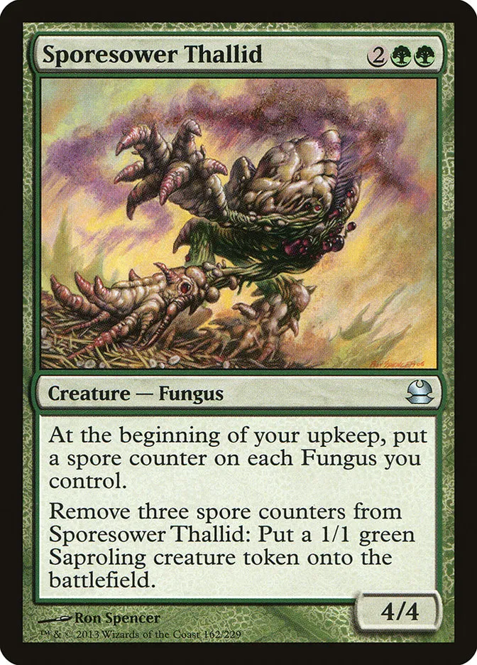 2013 Modern Masters Sporesower Thallid uncommon #162 unlisted card image