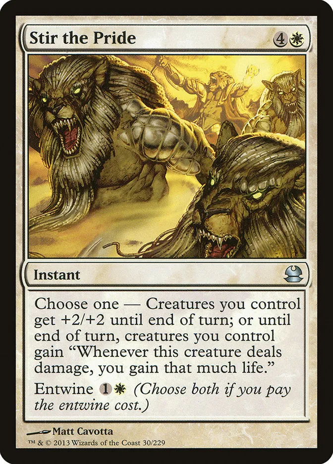 2013 Modern Masters Stir the Pride uncommon #30 unlisted card image