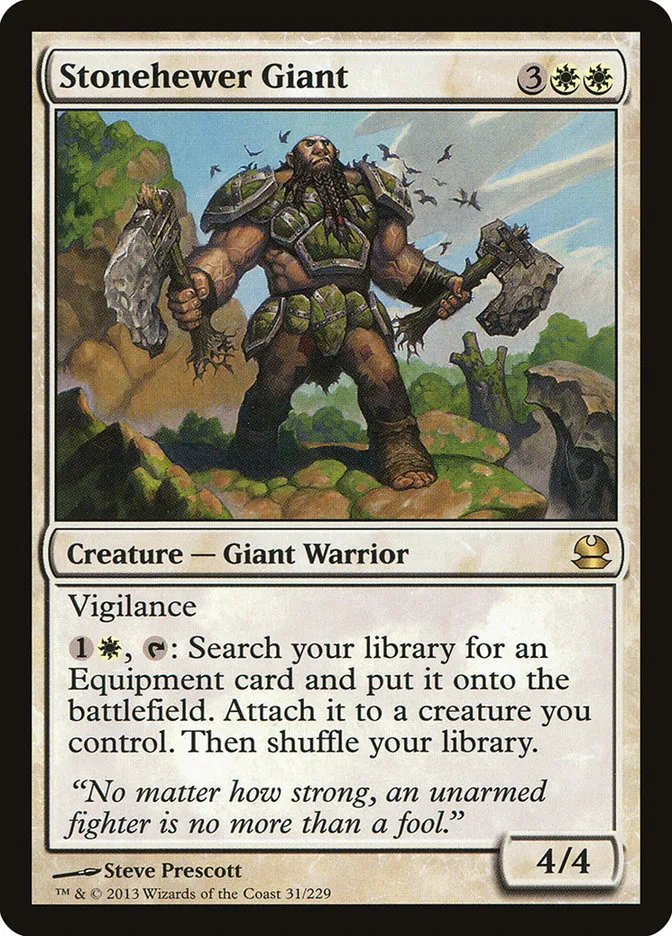 2013 Modern Masters Stonehewer Giant rare #31 unlisted card image