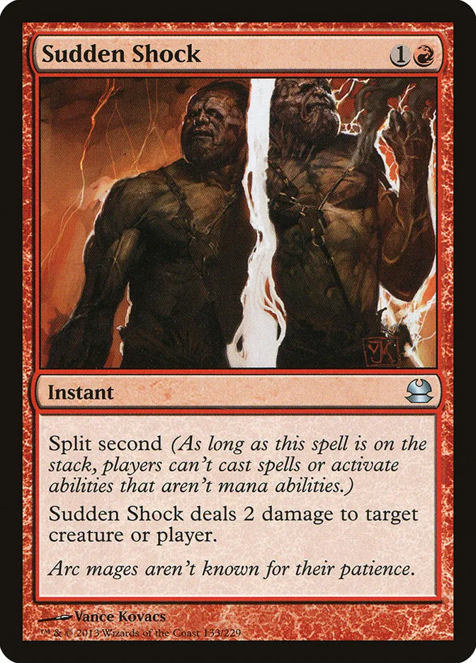 2013 Modern Masters Sudden Shock uncommon #133 unlisted card image