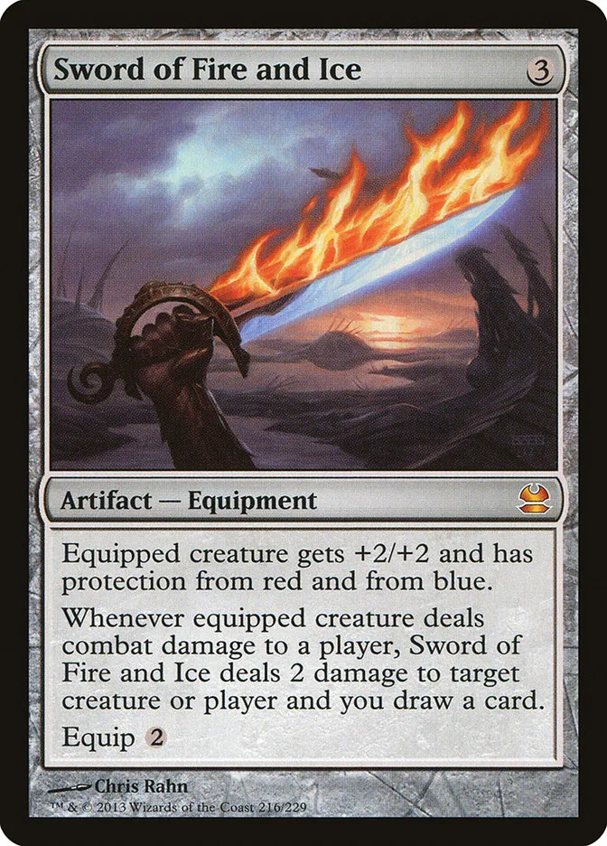 2013 Modern Masters Sword of Fire and Ice mythic #216 unlisted card image
