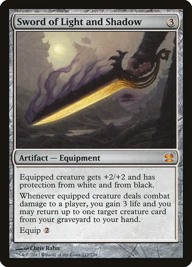 2013 Modern Masters Sword of Light and Shadow mythic #217 unlisted card image
