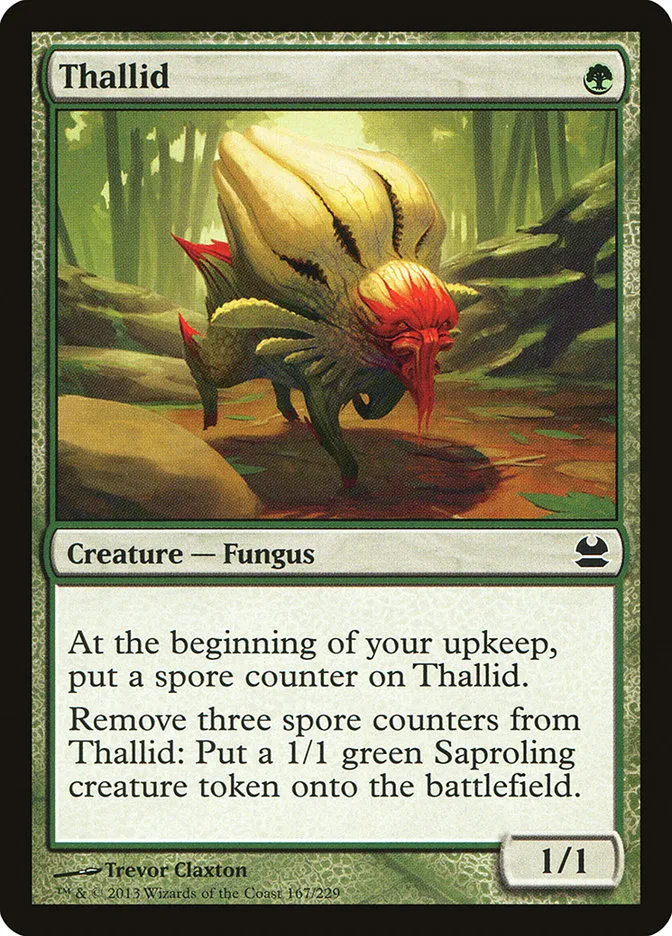 2013 Modern Masters Thallid common #167 unlisted card image