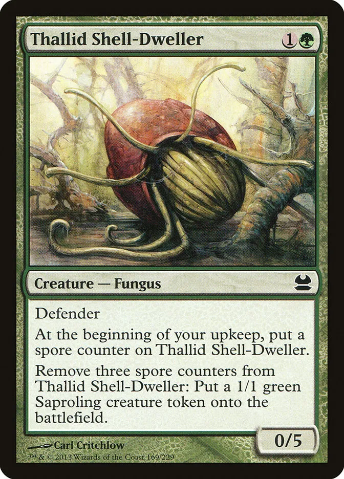 2013 Modern Masters Thallid Shell-Dweller common #169 unlisted card image