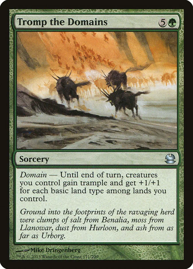 2013 Modern Masters Tromp the Domains uncommon #171 unlisted card image