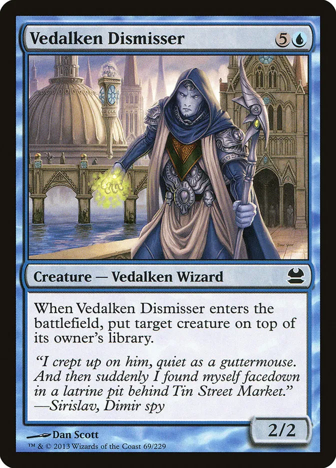 2013 Modern Masters Vedalken Dismisser common #69 unlisted card image