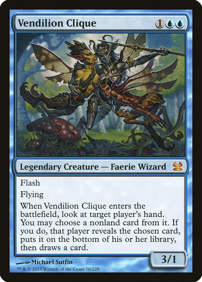 2013 Modern Masters Vendilion Clique mythic #70 unlisted card image