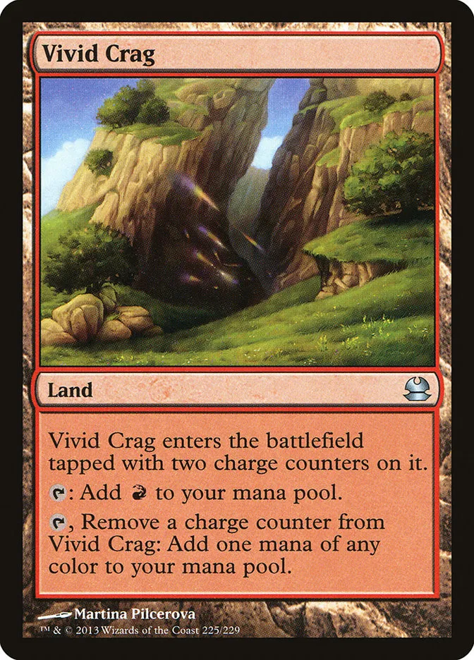 2013 Modern Masters Vivid Crag uncommon #225 unlisted card image