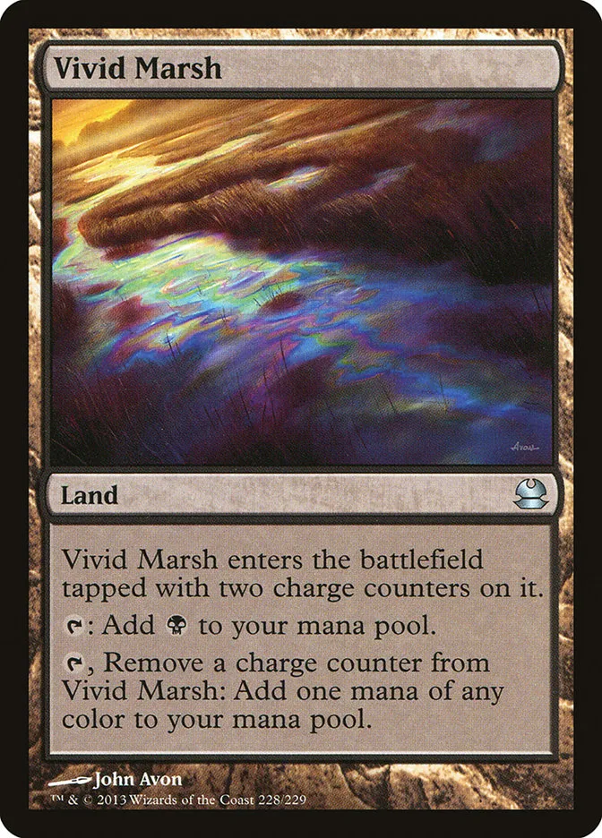 2013 Modern Masters Vivid Marsh uncommon #228 unlisted card image