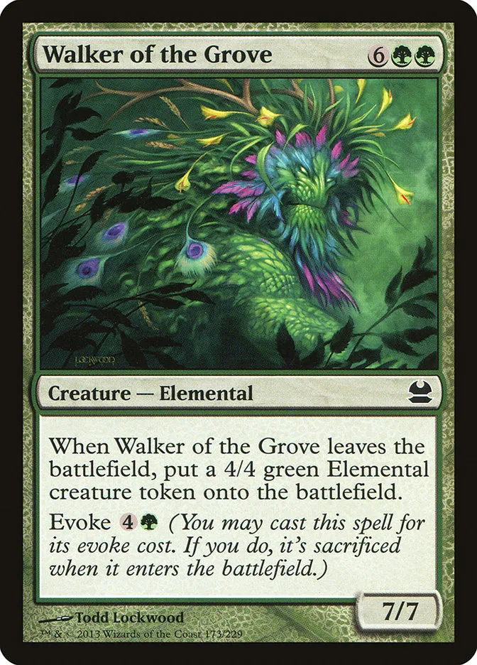 2013 Modern Masters Walker of the Grove common #173 unlisted card image