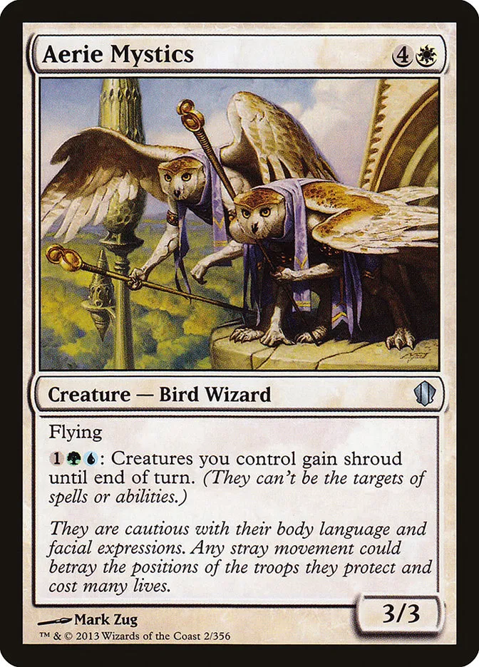 2013 Commander 2013 Aerie Mystics #2 uncommon card image