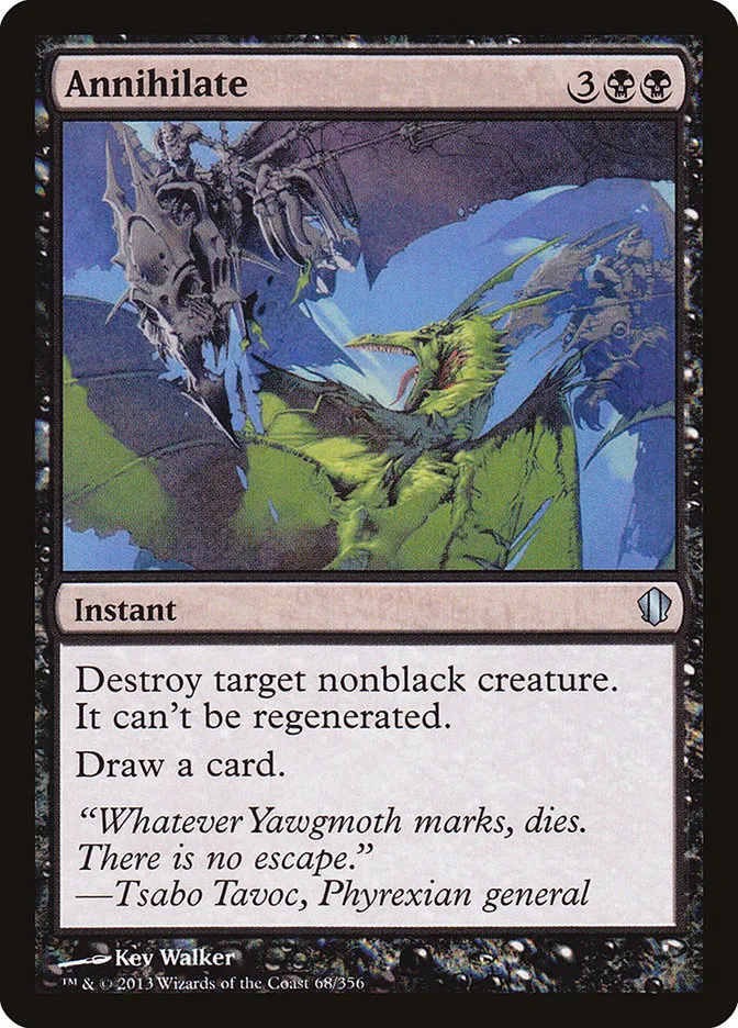 2013 Commander 2013 Annihilate uncommon #68 uncommon card image