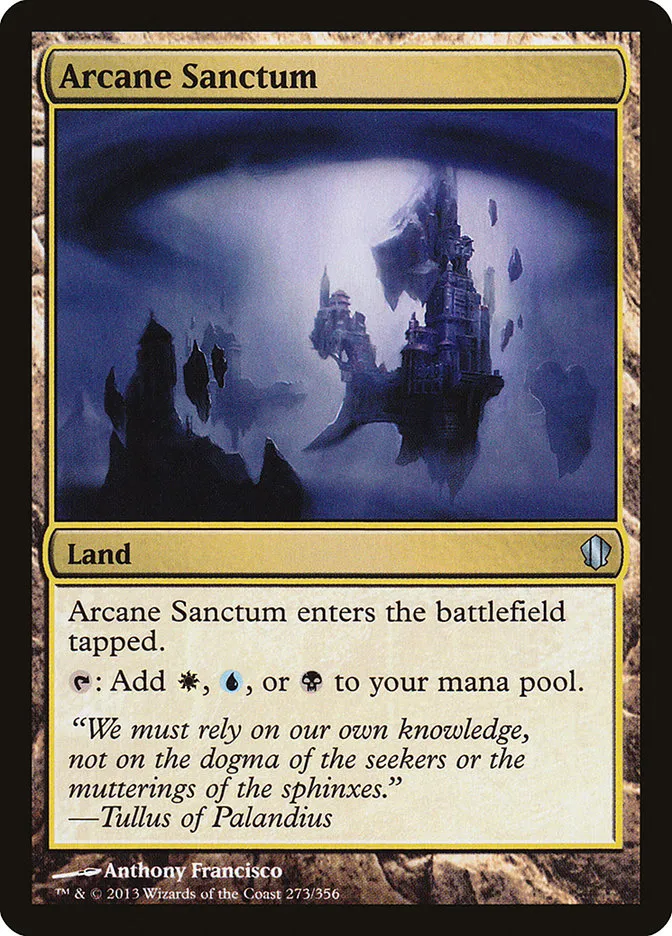 2013 Commander 2013 Arcane Sanctum uncommon #273 uncommon card image