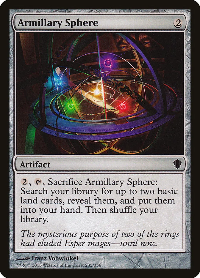 2013 Commander 2013 Armillary Sphere common #235 common card image