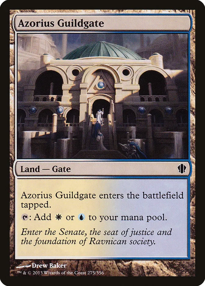 2013 Commander 2013 Azorius Guildgate common #275 common card image