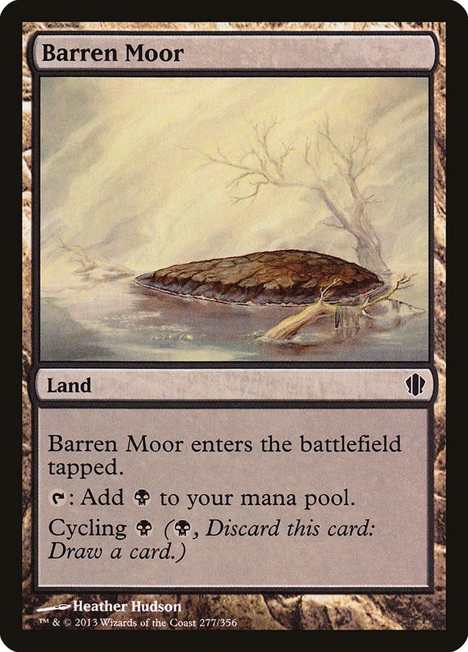 2013 Commander 2013 Barren Moor common #277 common card image