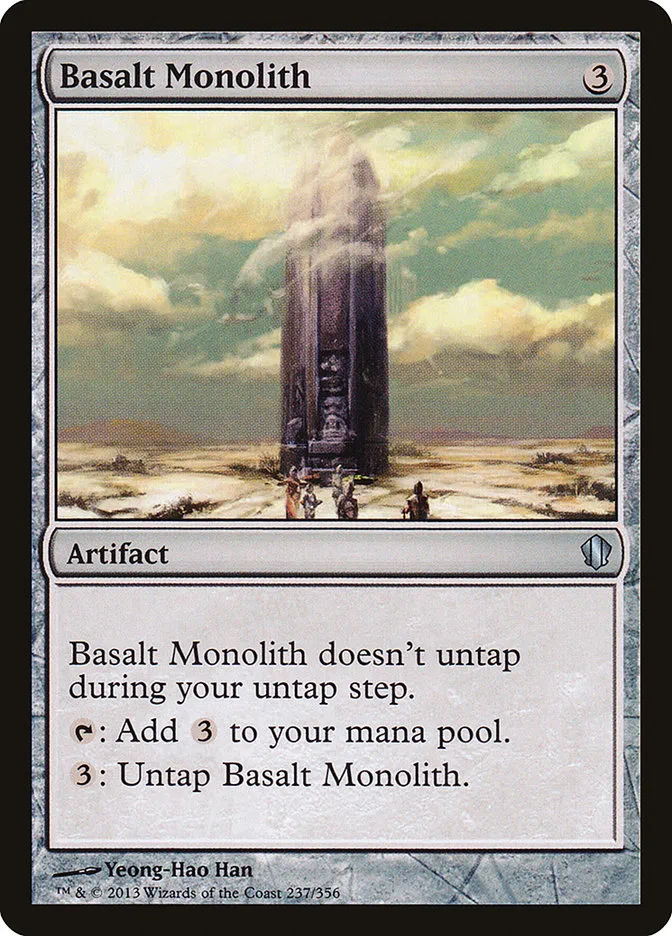 2013 Commander 2013 Basalt Monolith uncommon #237 uncommon card image