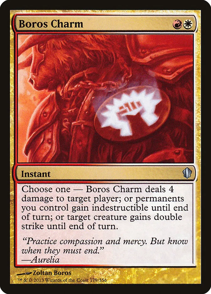 2013 Commander 2013 Boros Charm uncommon #179 uncommon card image
