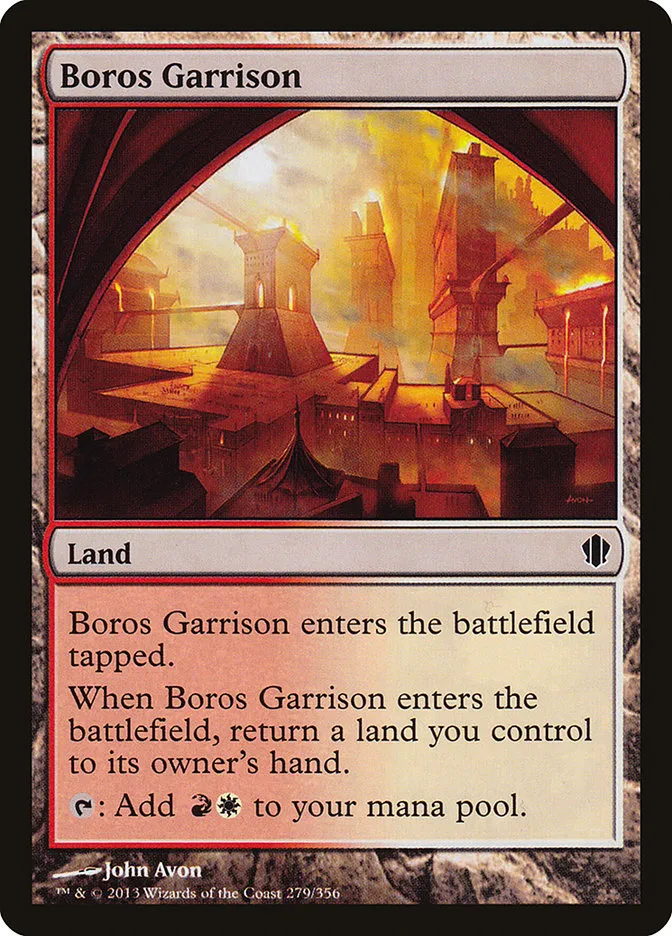 2013 Commander 2013 Boros Garrison common #279 common card image