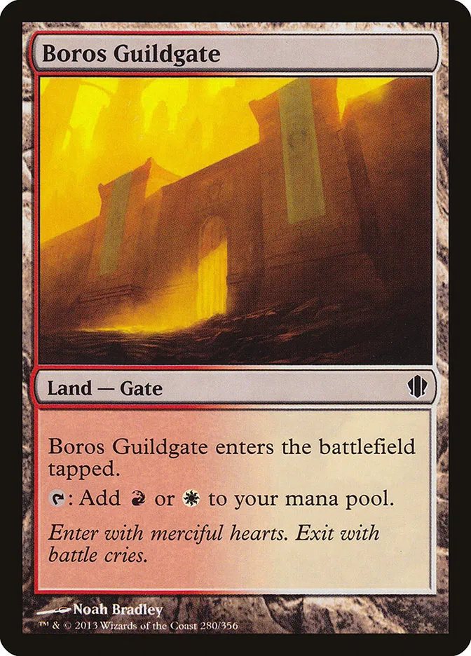 2013 Commander 2013 Boros Guildgate common #280 common card image