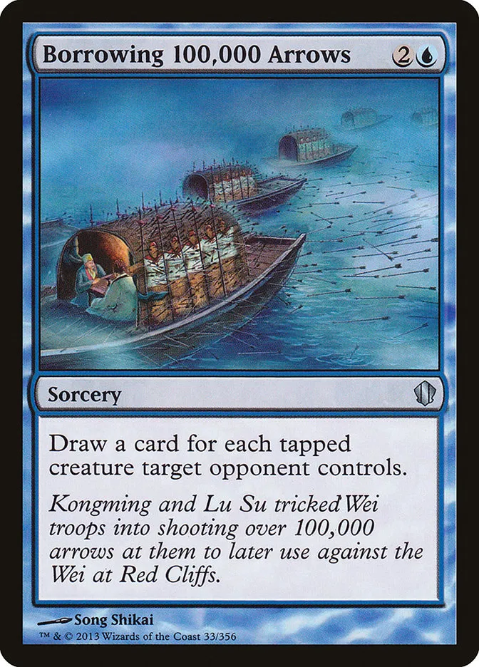 2013 Commander 2013 Borrowing 100,000 Arrows uncommon #33 uncommon card image