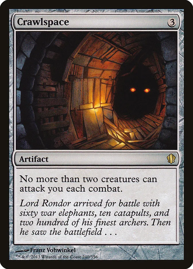 2013 Commander 2013 Crawlspace rare #240 rare card image