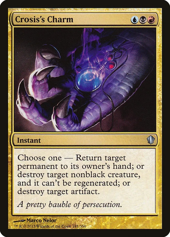 2013 Commander 2013 Crosis's Charm uncommon #181 uncommon card image