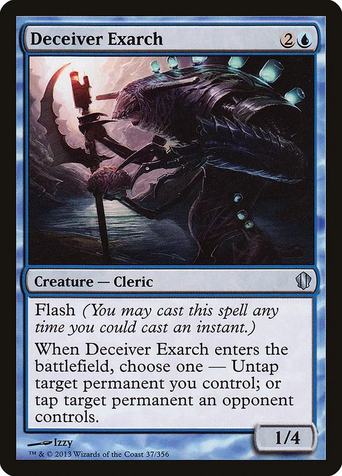 2013 Commander 2013 Deceiver Exarch uncommon #37 uncommon card image