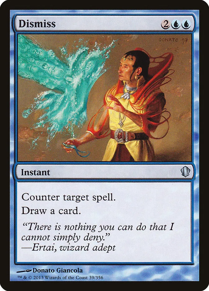2013 Commander 2013 Dismiss uncommon #39 uncommon card image