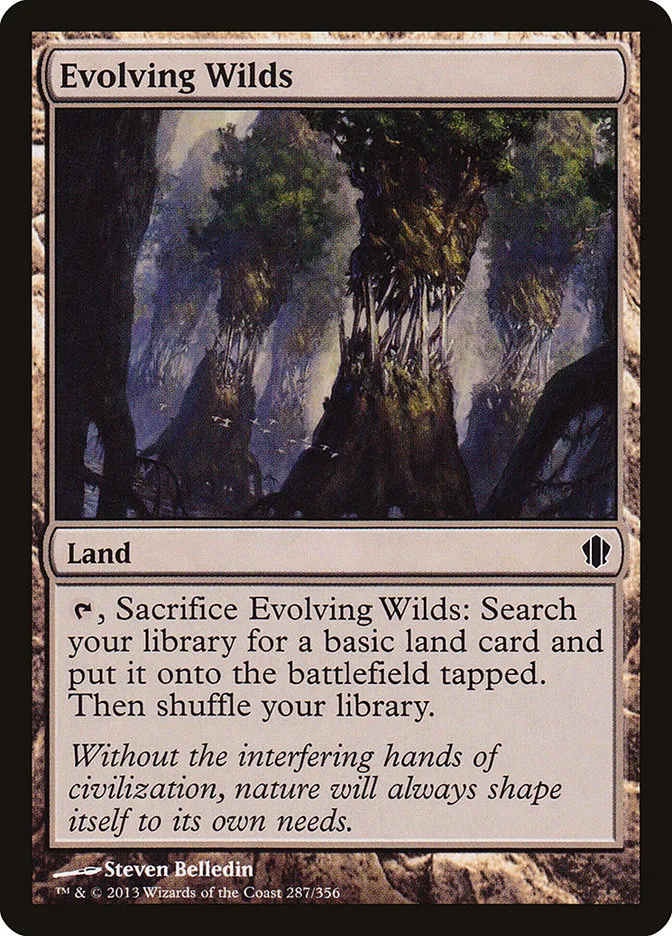 2013 Commander 2013 Evolving Wilds common #287 common card image